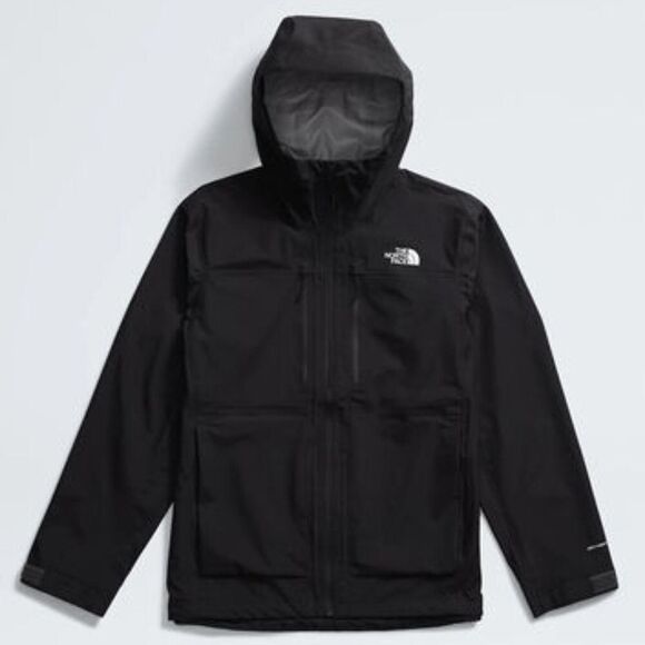 The North Face Vista NF0A86NTJK2 Rain Jacket Men's 2XL Black Long Sleeve CLO112 - Picture 1 of 5